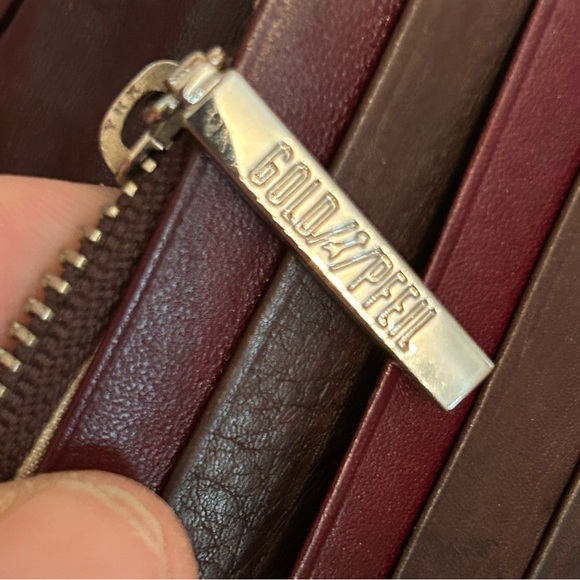 GOLD PFEIL BIFOLD CHECKBOOK COVER WALLET BILLFOLD/ leather- SUPER NICE GERMANY - Picture 7 of 7